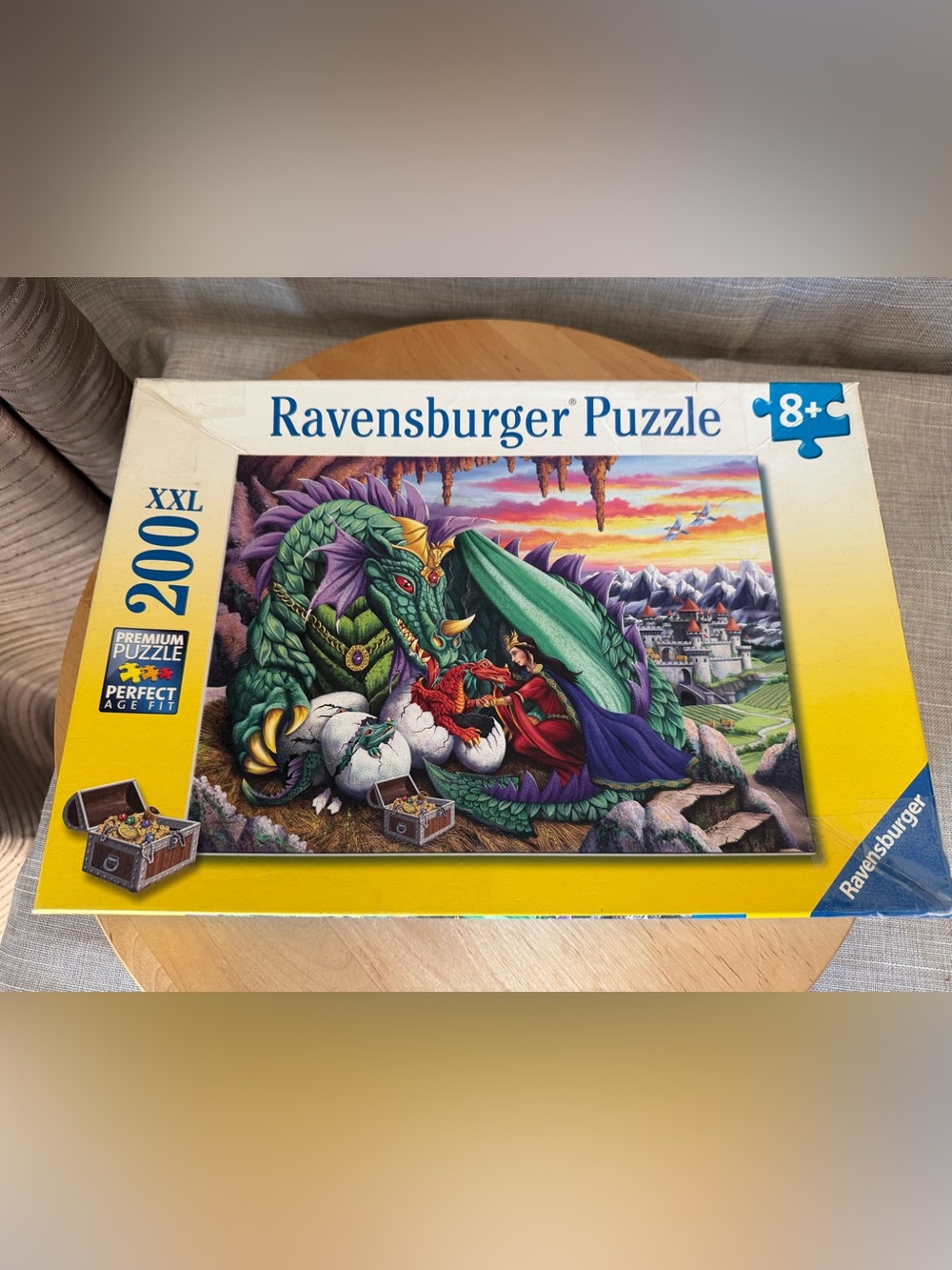 2019 Ravensburger 200-Piece XXL Puzzle Titled "Queen of Dragons" (SKU 126552)